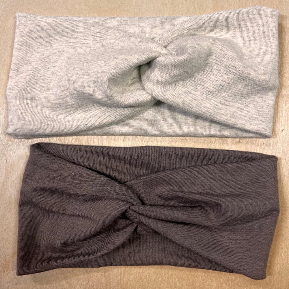 Twist Bamboo Headband Brown